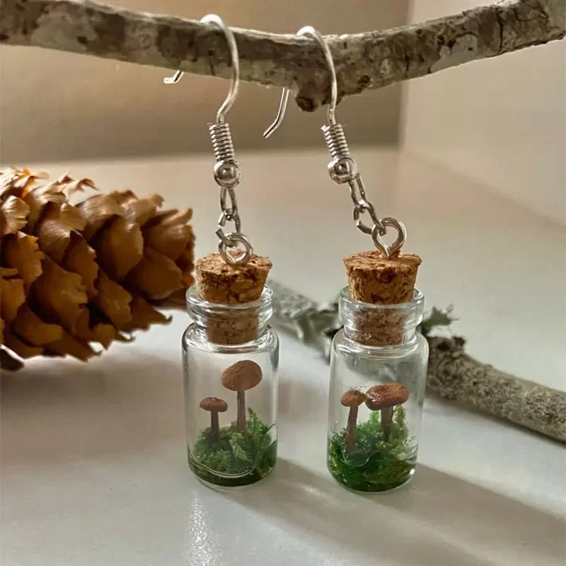 เห็ดจริงต่างหู Jar/ขวดเห็ดภาชน - Preserved Moss Sheet บทวิจารณ์และราคา