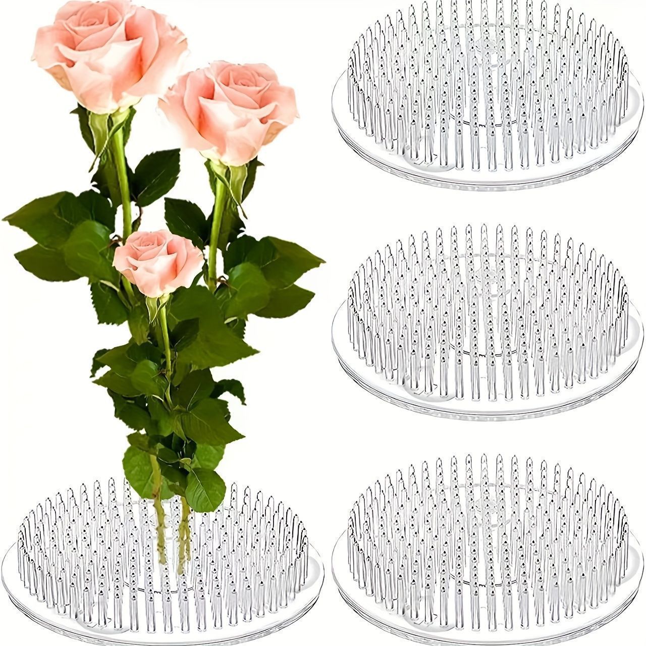 ฐานยึดดอกไม้แบบใสพร้อมจุกดูดสุ - Florist Supply Bulk บทวิจารณ์และราคา